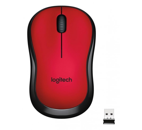 Logitech M220 Sessiz Kompakt Kablosuz Mouse Kırmızı